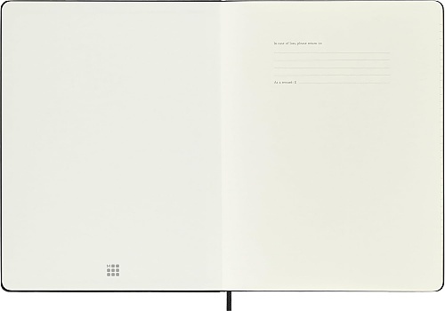 Kalendarz Moleskine 2027 12M PRO rozmiar XL (bardzo duży 19x25 cm) Wertykalny Tygodniowy Czarny Twarda oprawa (Moleskine Weekly Vertical 2027 PRO Planner Extra Large Black Hard Cover) - 8056999279486