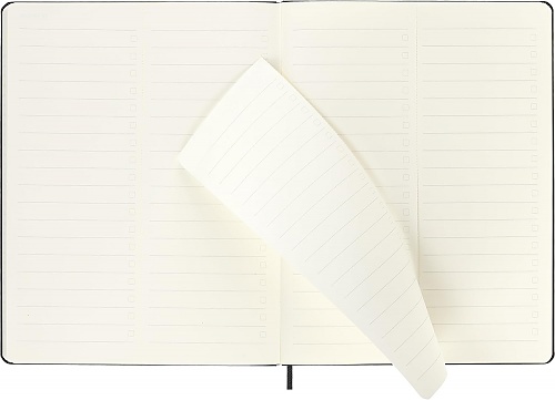 Kalendarz Moleskine 2027 12M PRO rozmiar XL (bardzo duży 19x25 cm) Wertykalny Tygodniowy Czarny Twarda oprawa (Moleskine Weekly Vertical 2027 PRO Planner Extra Large Black Hard Cover) - 8056999279486
