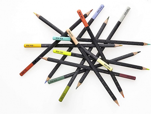 Kredki kolorowe Moleskine 12 sztuk w Metalowym pudełku (Moleskine Watercolour Pencils) - 8058341710463