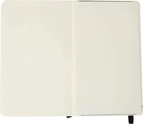 Skórzany Notatnik Moleskine Edycja limitowana L duży (13x21cm) w Linie Czarny Miękka oprawa (Moleskine Leather Ruled Notebook Large Black Soft Cover) - 8053853605979