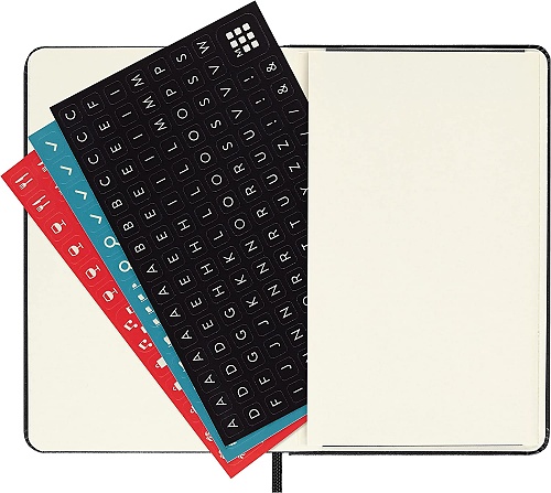 Kalendarz Moleskine 2023 12M rozmiar P (kieszonkowy 9x14 cm) Wertykalny Tygodniowy Czarny Twarda oprawa (Moleskine Weekly Vertical Diary/Planner 2023 Pocket Black Hard Cover) - 8056420859966