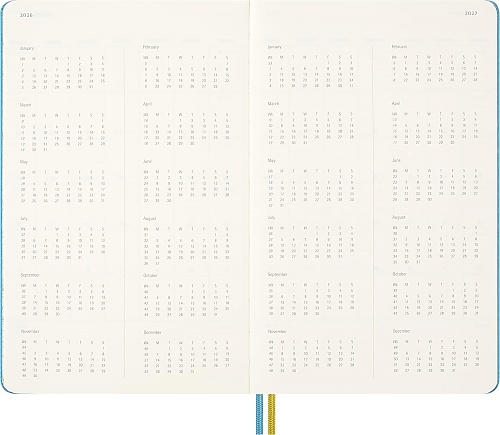 Kalendarz Moleskine 2025-2026 18-miesięczny Peanuts Charlie&Lucy duży L (13x21 cm) Tygodniowy Niebieski Twarda oprawa (Moleskine Limited Edition Le Peanuts Cahrlie&Lucy 18 Month 2025-2026 Weekly Planner Large Hard Cover) - 8056999277130