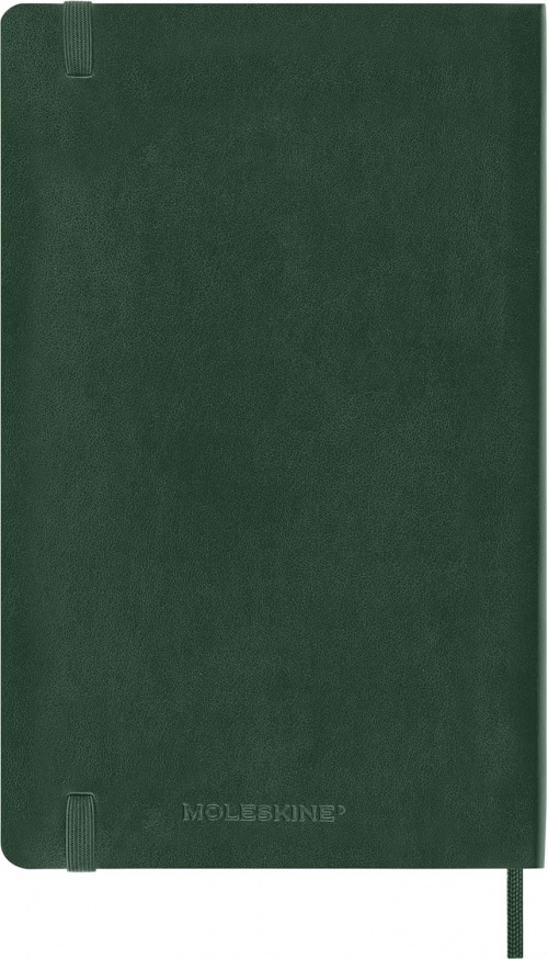 Kalendarz Moleskine 2025-2026 18-miesięczny rozmiar L (duży 13x21 cm) Tygodniowy Zielony Mirt Miękka oprawa (Moleskine Classic 18 Month 2025/26 Weekly Planner Soft Cover Large Myrtle Green) - 8056999275600