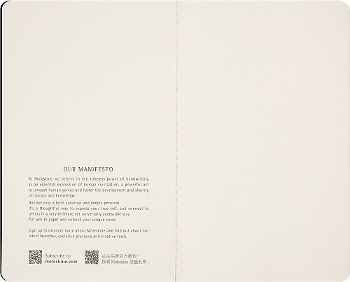 Moleskine NASA Zestaw 2 Zeszytów Cachier L dużych (13x21 cm) Czystych Czarny i Szary Miękka Okładka (Moleskine Limited Edition NASA Set of 2 Cahier Journal Plain Black and Gray Soft Cover) - 8056999277536