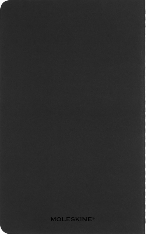 Moleskine NASA Zestaw 2 Zeszytów Cachier L dużych (13x21 cm) Czystych Czarny i Szary Miękka Okładka (Moleskine Limited Edition NASA Set of 2 Cahier Journal Plain Black and Gray Soft Cover) - 8056999277536