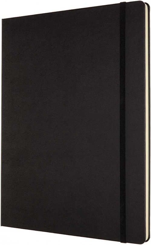 Notatnik Moleskine XXL bardzo duży (21,6x27,9 cm) Czysty Czarny Twarda oprawa (Moleskine Plain Notebook XXL Hard Black) - 8053853602749