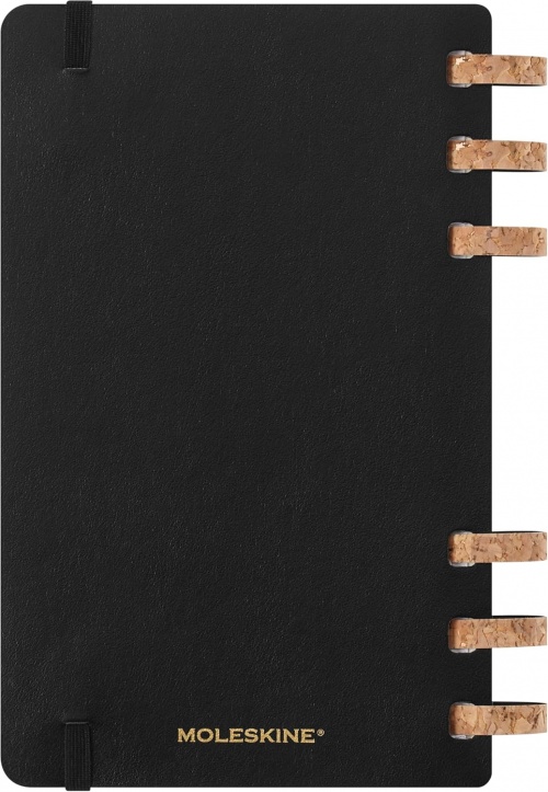 Kalendarz Moleskine 2025-2026 Akademicki (od lipca do czerwca) rozmiar L (13x21 cm) na Spirali Tygodniowy i Miesięczny Czarny Miękka oprawa (Moleskine Academic Spiral Weekly and Monthly Planner 2025-2026 Extra Large Black) - 8056999276492