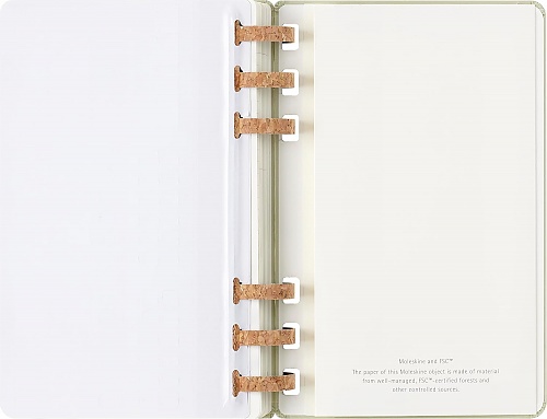 Kalendarz Moleskine 2025-2026 Akademicki (od lipca do czerwca) rozmiar L (13x21 cm) na Spirali Tygodniowy i Miesięczny Zielony Kiwi Twarda oprawa (Moleskine Academic Spiral Weekly and Monthly Planner 2025-2026 Large Crush Kiwi) - 8056999276508