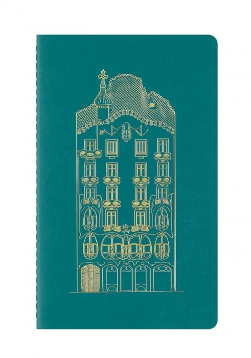 Zestaw 2 Zeszytów Moleskine Cahier Casa Batlló L (13x21 cm) w Linie (Moleskine Cahiers Set of 2 Ruled Journals CASA BATLLO Ruled) - 8056999272753