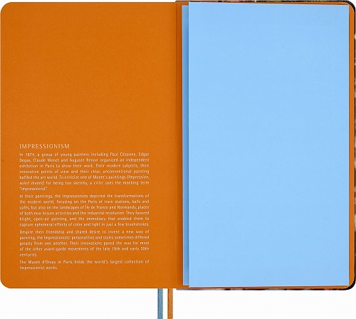 Notatnik Moleskine Impresjoniści Muzem D\'Orsay L duży (13x21 cm) w Linię Twarda oprawa w Prezentowym Pudełku (Moleskine Impressions of Impressionism Musee D\'Orsay Limited Edition Notebook Ruled Large Hard Cover BOX) - 8056999275754