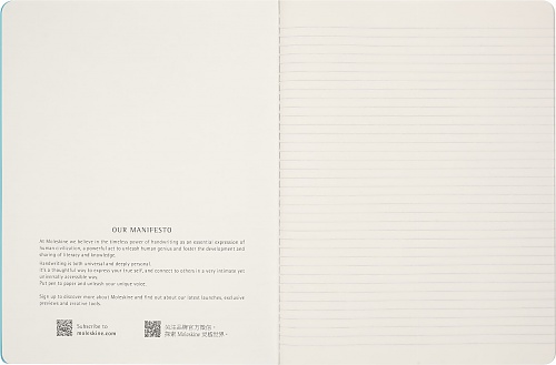 Moleskine Impresjoniści Zeszyt Cahier XL badzo duży (19x25 cm) w linie z obrazem Łodzie Gustave Caillebotte (Moleskine Limited Edition Impressions of Impressionism Cahier Journal Rulled Le Nageur) - 8056999275792