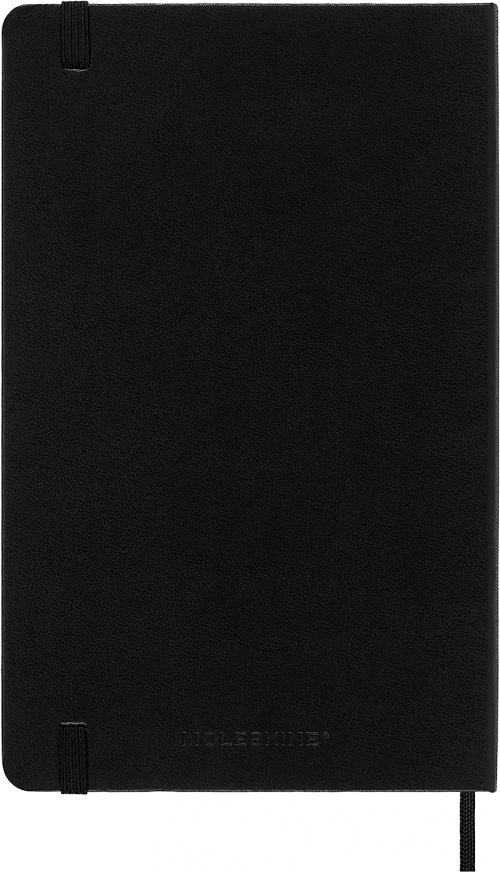 Kalendarz Moleskine 2023-2024 18-miesięczny rozmiar L (duży 13x21 cm) Dzienny Czarny Twarda oprawa (Moleskine Daily Notebook Diary/Planner 2023/24 Large Black Hard Cover) - 8056598856880