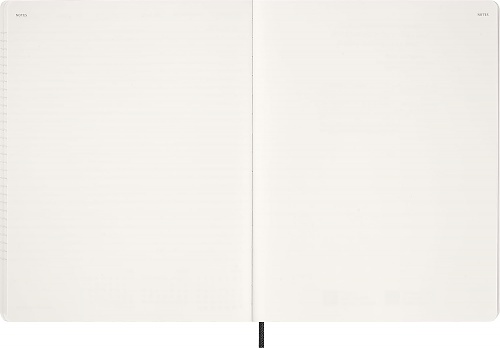 Kalendarz Moleskine 2026 12M rozmiar XXL (bardzo duży 23,5x28,14cm) Wertykalny Tygodniowy Czarny Miękka oprawa (Moleskine Weekly Vertical Diary/Planner 2026 XXL Black Soft Cover) - 8056999276515