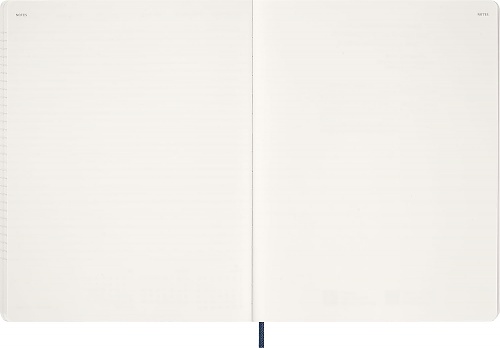 Kalendarz Moleskine 2026 12M rozmiar XXL (bardzo duży 23,5x28,14cm) Wertykalny Tygodniowy Niebieski/Szafirowy Miękka oprawa (Moleskine Weekly Vertical Diary/Planner 2026 XXL Sapphire Blue Soft Cover) - 8056999276522