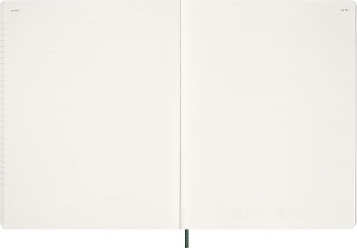 Kalendarz Moleskine 2026 12M rozmiar XXL (bardzo duży 23,5x28,14cm) Wertykalny Tygodniowy Zielony Mirt Miękka oprawa (Moleskine Weekly Vertical Diary/Planner 2026 XXL Myrtle Green Soft Cover) - 8056999276539