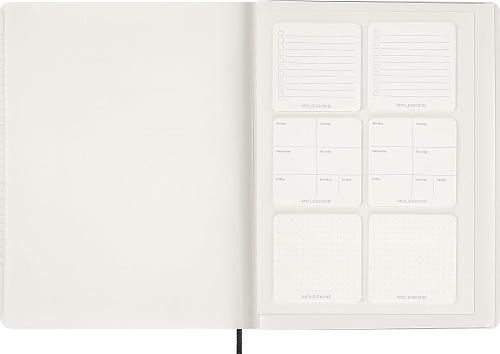 Kalendarz Moleskine 2027 12M rozmiar XXL (bardzo duży 23,5x28,14cm) Wertykalny Tygodniowy Czarny Miękka oprawa (Moleskine Weekly Vertical Diary/Planner 2027 XXL Black Soft Cover) - 8056999278830