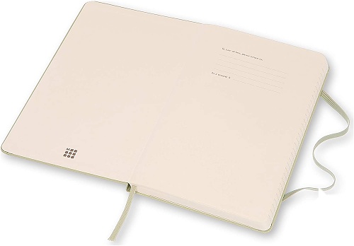 Notatnik Moleskine L duży (13x21cm) w Linie Pistacjowy Twarda oprawa (Moleskine Ruled Notebook Large Willow Green Hard Cover) - 8051272893625