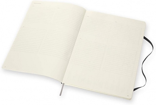 Notatnik Profesjonalny Moleskine PRO A4 extra duży (21x29.7 cm) Czarny Miękka oprawa 192 strony (Moleskine PRO Notebook A4 Black Extra Large Hard Cover) - 8053853602718