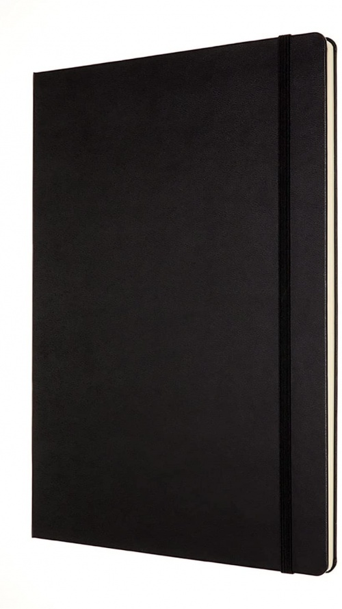 Notatnik Moleskine A4 (21x29,7 cm) Czysty Czarny Twarda oprawa (Moleskine Plain Notebook A4 Hard Black) - 8053853602824