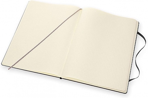 Notatnik Moleskine A4 (21x29,7 cm) w Kratkę Czarny Twarda oprawa (Moleskine Ruled Notebook A4 Hard Black) - 8053853602831