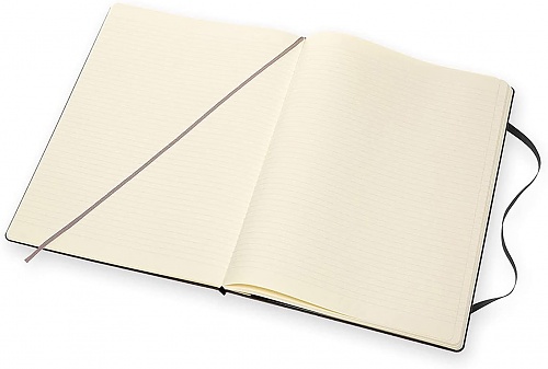 Notatnik Moleskine A4 (21x29,7 cm) w Linie Czarny Twarda oprawa (Moleskine Ruled Notebook A4 Hard Black) - 8053853602817