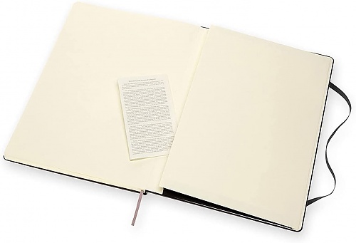 Notatnik Moleskine A4 (21x29,7 cm) w Linie Czarny Twarda oprawa (Moleskine Ruled Notebook A4 Hard Black) - 8053853602817