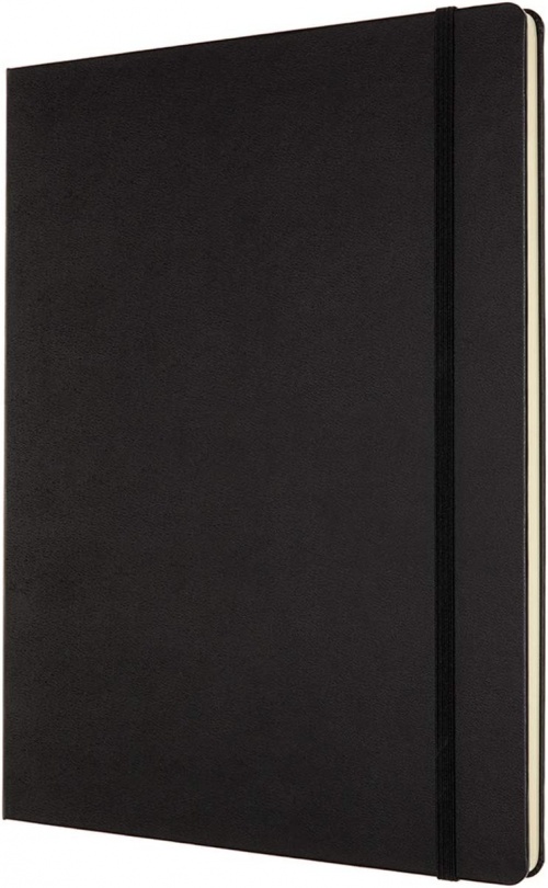 Notatnik Moleskine XXL bardzo duży (21,6x27,9 cm) w Kropki Czarny Twarda oprawa (Moleskine Dotted Notebook XXL Hard Black Cover) - 8053853602763