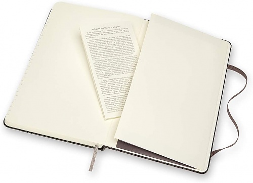 Notatnik Tekstylny Moleskine Blend L (duży 13x21 cm) w Linie Brązowy Twarda oprawa (Moleskine Blend Collection Ruled Notebook Large Brown Hard Cover) - 8053853603654