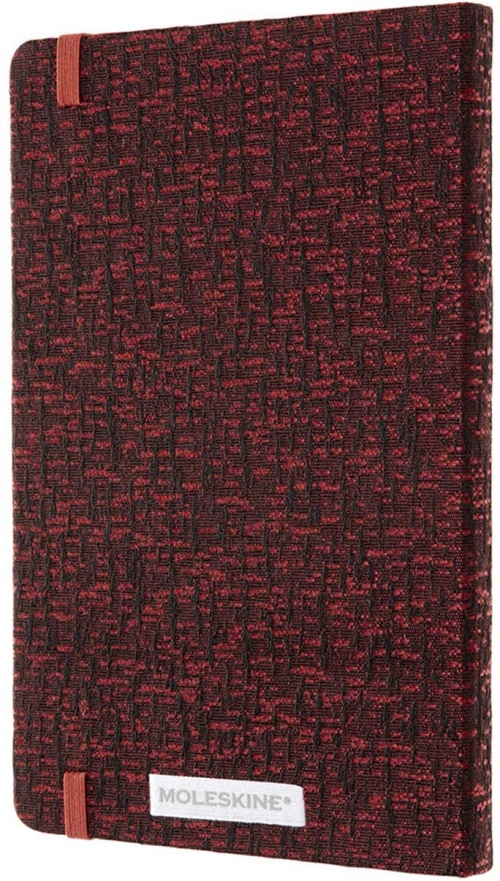 Notatnik Tekstylny Moleskine Blend L (duży 13x21 cm) w Linie Czerwony Ciemny Twarda oprawa (Moleskine Blend Collection Ruled Notebook Large Red Hard Cover) - 8053853603678