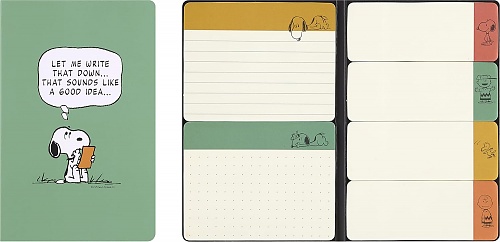 Moleskine Fistaszki Zestaw Kolekcjonerski z Saszetką Notesem Zeszytem i Ołówkami (Moleskine Peanuts Collector\'s Box Notebook Cahier Sticky Notes Pouch & Pencils) - 8056999277185