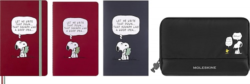 Moleskine Fistaszki Zestaw Kolekcjonerski z Saszetką Notesem Zeszytem i Ołówkami (Moleskine Peanuts Collector\'s Box Notebook Cahier Sticky Notes Pouch & Pencils) - 8056999277185