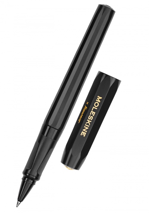 Pióro kulkowe Moleskine x Kaweco Czarne z 0.7 mm czarnym wkładem (Rollerball Pen Moleskine x Kaweco Black 0.7 mm Black Ink) - 8056598854879