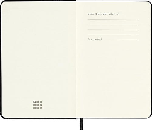 Kalendarz Moleskine 2023 12M rozmiar P (kieszonkowy 9x14 cm) Tygodniowy Czarny Twarda oprawa (Moleskine Weekly Notebook Diary/Planner 2023 Pocket Black Hard Cover) - 8056420859676