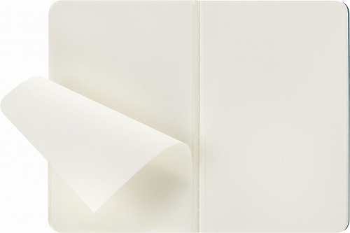 Zestaw 3 zeszytów Moleskine Cahier P kieszonkowe (9x14 cm) Czyste Niebieskie Miękka oprawa (Moleskine Cahiers Set of 3 Plain Journals Brisk Blue Soft Cover) - 8058647629612