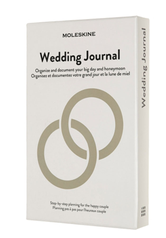 Notatnik Moleskine Passions do Planowania Ślubu rozmiar L (duży 13x21 cm) wersja PREMIUM Pudełkowa (Moleskine Passion Journal Wedding) - 8058647620275
