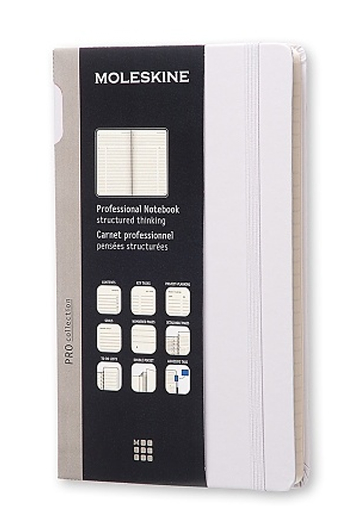 Notatnik Profesjonalny Moleskine PRO L duży (13x21 cm) Wrzosowy Twarda