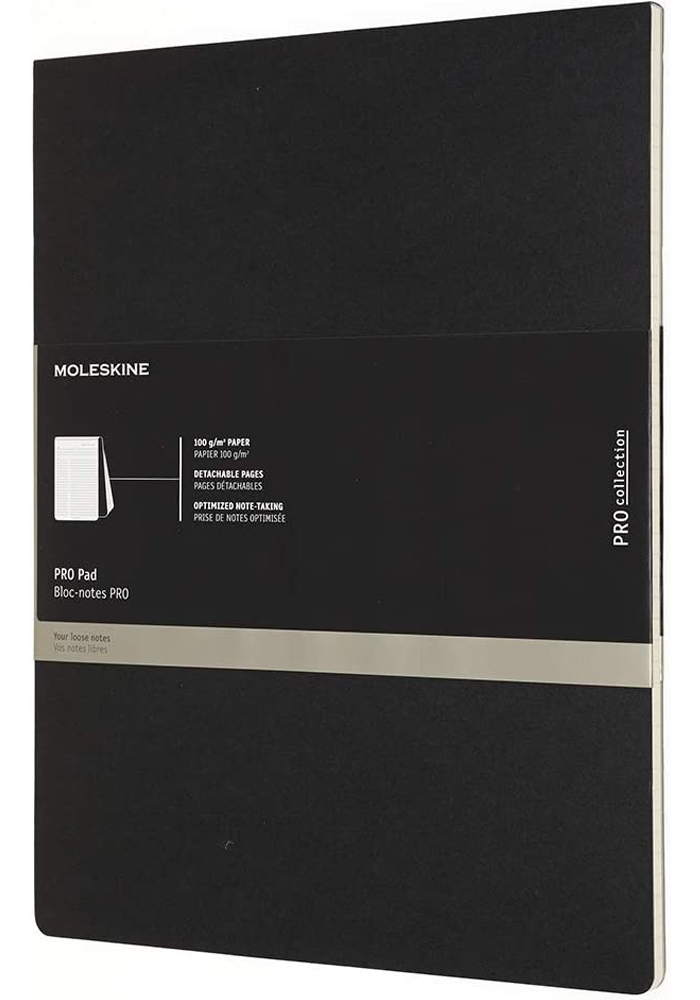 Notes Moleskine PRO Pad Reporterski Otwierany do góry Listowy (21,6 x