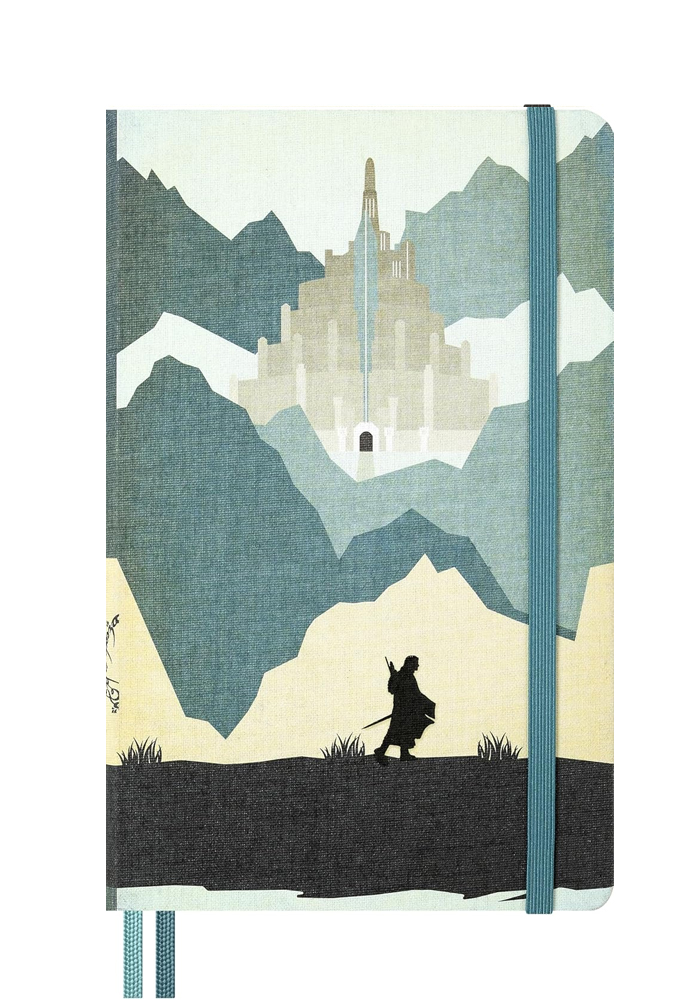 Notatnik Moleskine Władca Pierścieni Aragorn L duży (13x21 cm) w Linię Twarda oprawa (Moleskine Lords Of The Rings Limited Edition Notebook Ruled Large Aragorn Journey Graphic Hard Cover) - 8056711512938