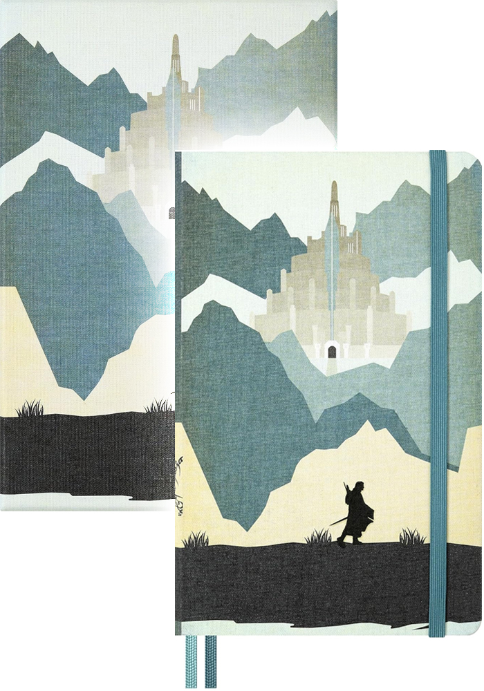Notatnik Moleskine Władca Pierścieni Aragorn L duży (13x21 cm) w Linię Twarda oprawa w Pudełku Prezentowym (Moleskine Lords Of The Rings Limited Edition Notebook Ruled Large Aragorn Journey Graphic Hard Cover BOX) - 8056711512945