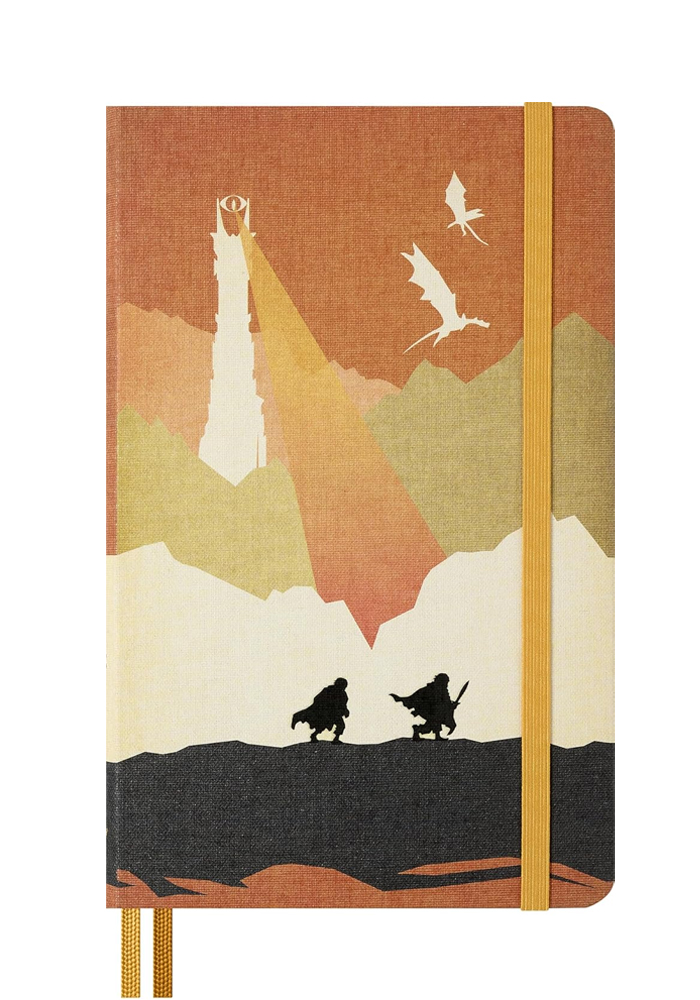 Notatnik Moleskine Władca Pierścieni Frodo i Sam L duży (13x21 cm) w Linię Twarda oprawa (Moleskine Lords Of The Rings Limited Edition Notebook Ruled Large Frodo & Sam Journey Graphic Hard Cover) -8056711512952