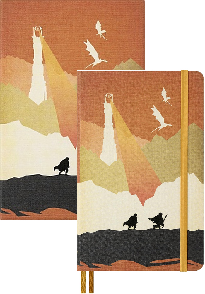 Notatnik Moleskine Władca Pierścieni Frodo i Sam L duży (13x21 cm) w Linię Twarda oprawa w Pudełku Prezentowym (Moleskine Lords Of The Rings Limited Edition Notebook Ruled Large Frodo & Sam Journey Graphic Hard Cover BOX) - 8056711512969