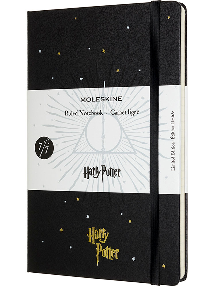 Notatnik Moleskine Harry Potter i Insygnia Śmierci (duży 13x21) w Linie