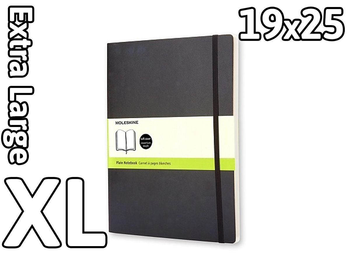 Notatniki klasyczne ekstra duże XL [19x25 cm] (Moleskine Classic Notebooks Extra Large)
