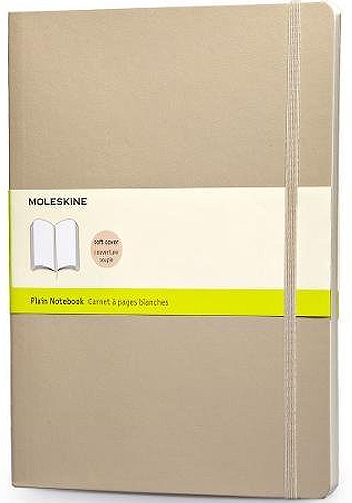 Notatnik Moleskine XL ekstra duży (19x25 cm) Czysty Beżowy Miękka