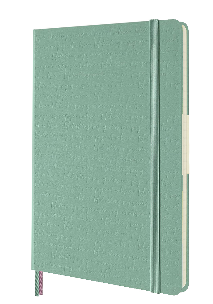 Notatnik Moleskine L duży (13x21cm) Czysty Szałwiowa Zieleń Twarda oprawa (Moleskine Plain Notebook Large Hard Sage Green) - 8056711512723