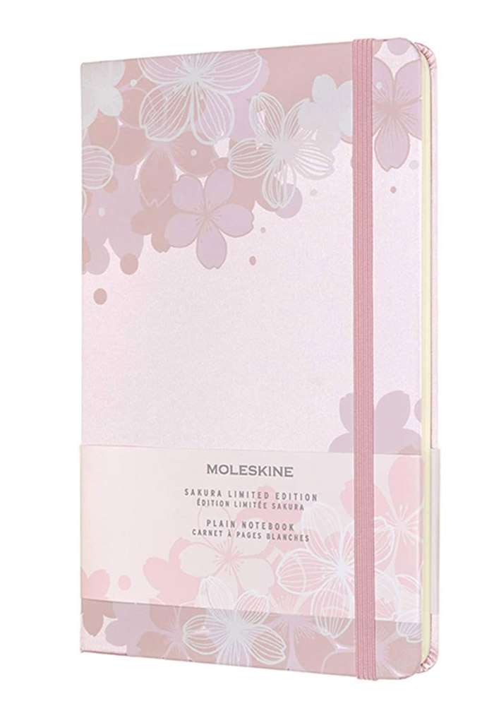 Notatnik Moleskine Sakura L duży (13x21) w Linię Jasny Róż Twarda